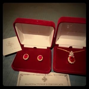 Jackie Kennedy Reproduction Ruby Set